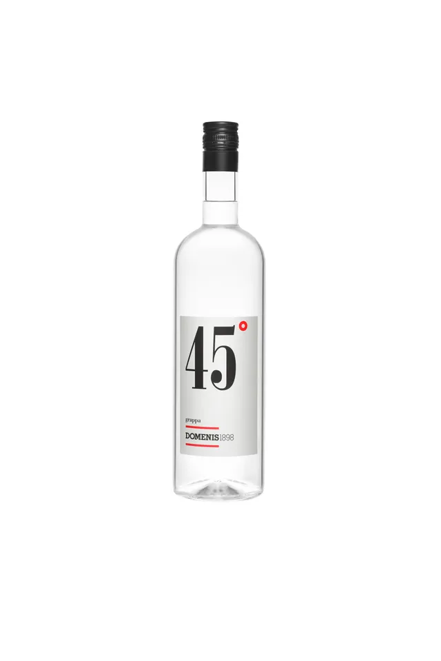domenis1898-tradizione-45-grappa-classica-da-vinacce-bianche-e-nere image 1