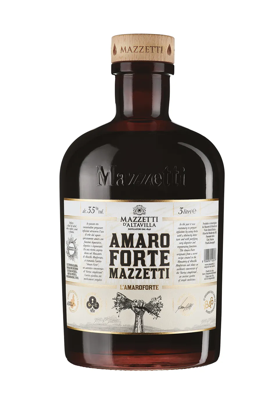 mazzetti-d-altavilla-jeroboam-3-l-amaro-forte-in-cassetta-con-pipetta-xl image 1