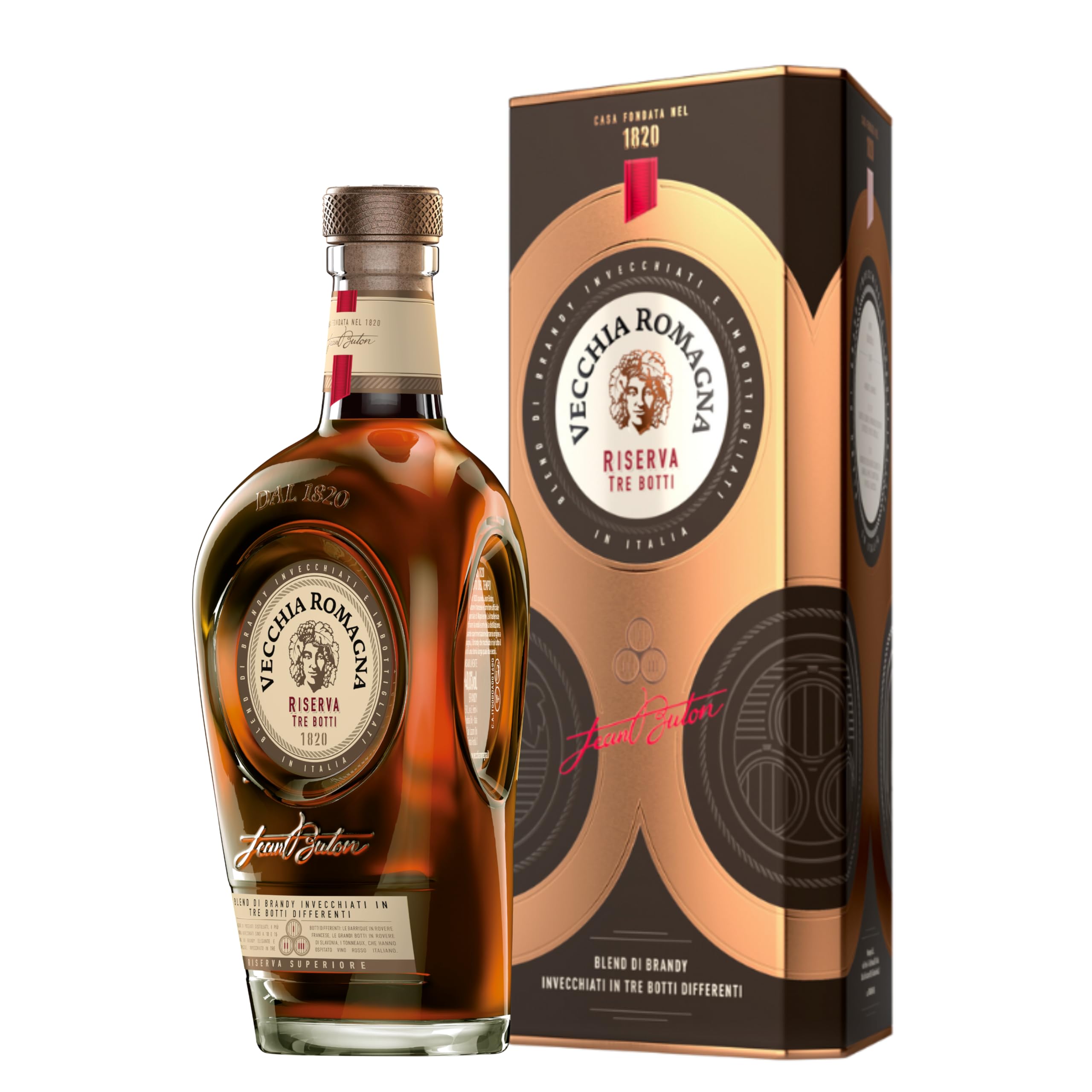 vecchia-romagna-riserva-tre-botti-brandy-70-cl-confezione-regalo-40-8 image 1