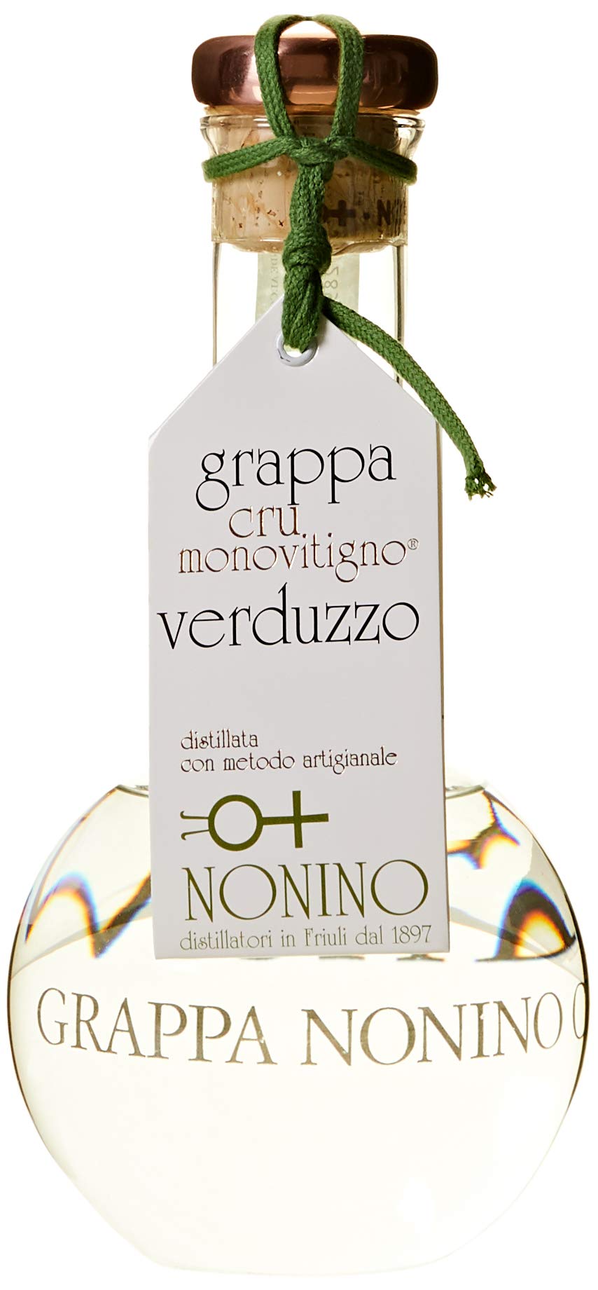 nonino-cru-monovitigno-verduzzo-grappa-1000-ml-ampolla-soffiata-a-mano image 2
