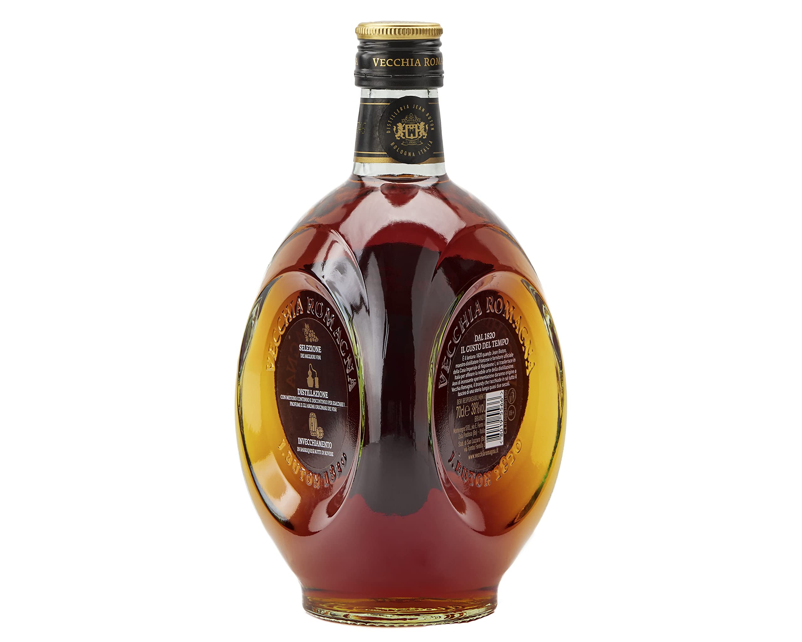 vecchia-romagna-etichetta-nera-brandy-italiano-70-cl-38-vol image 2