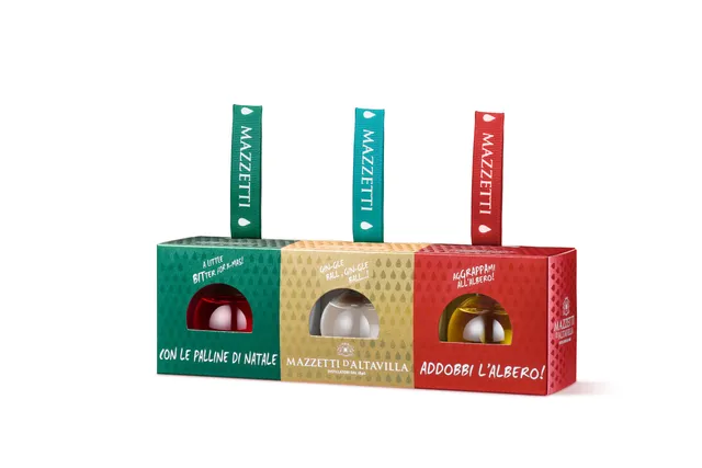 mazzetti-d-altavilla-confezione-3-palline-assortite-10-cl-bitter-gin-grappa image 1