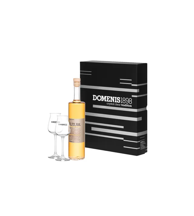 domenis1898-futura36-grappa-con-due-calici-serigrafati image 1