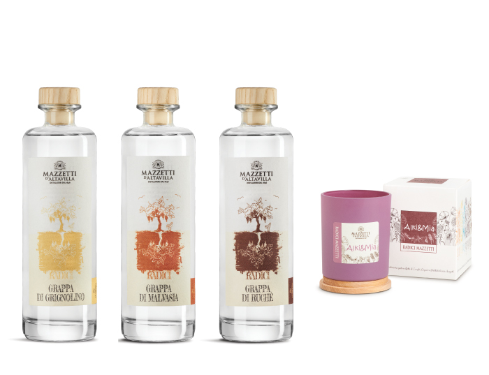 mazzetti-d-altavilla-set-radici-3-grappe-di-territorio-50cl-candela-omaggio image 1