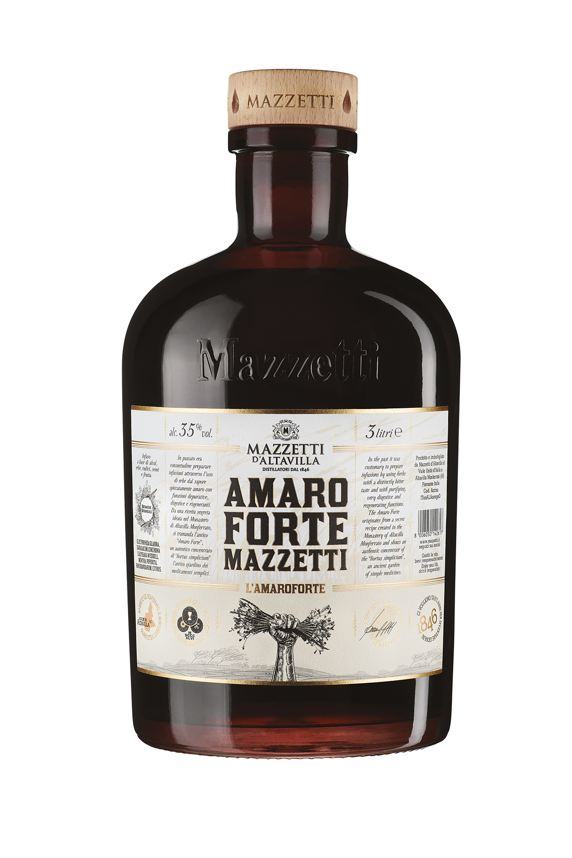 mazzetti-d-altavilla-jeroboam-3-l-amaro-forte-in-cassetta-con-pipetta-xl image 1