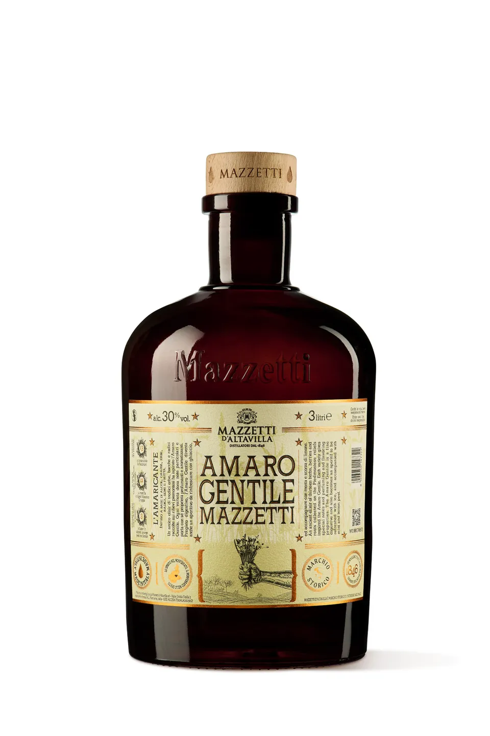 mazzetti-d-altavilla-amaro-gentile-jeroboam-3-l-in-cassetta-con-pipetta-xl image 1