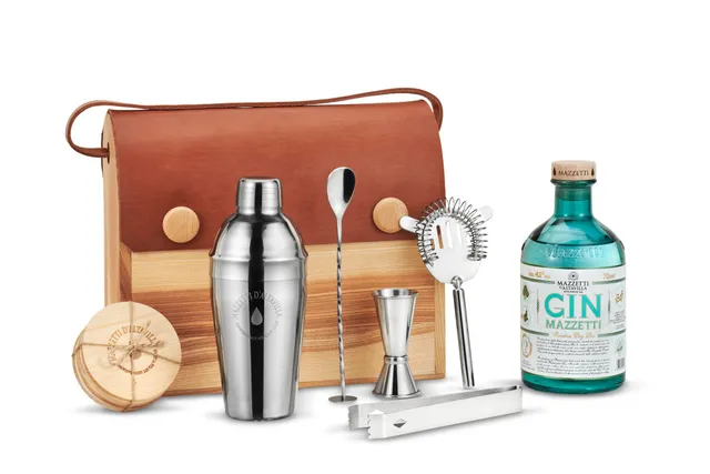 mazzetti-d-altavilla-set-barman-home-borsa-gin-mazzetti-con-kit-miscelazione image 1