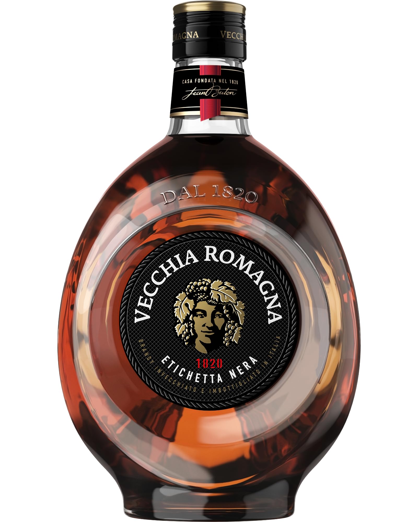 vecchia-romagna-etichetta-nera-brandy-70cl-special-pack-con-bicchiere image 2