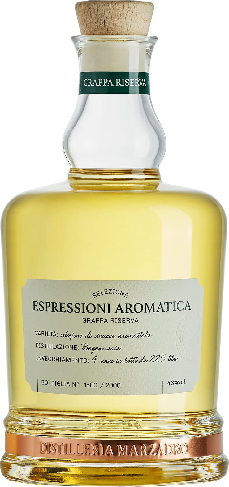 marzadro-le-espressioni-grappa-aromatica-4-anni-700-ml image 1