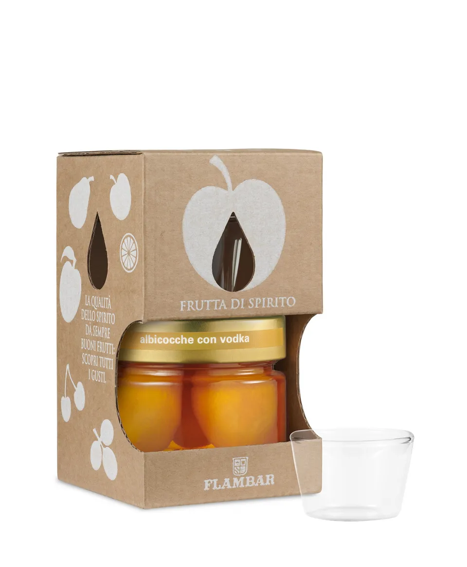 flambar-mazzetti-assaggio-albicocche-con-vodka-frutta-al-liquore image 1